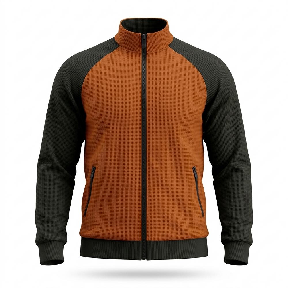 Mens Outlet House - Sazan | Two-Tone Zip-Up Jacket Men