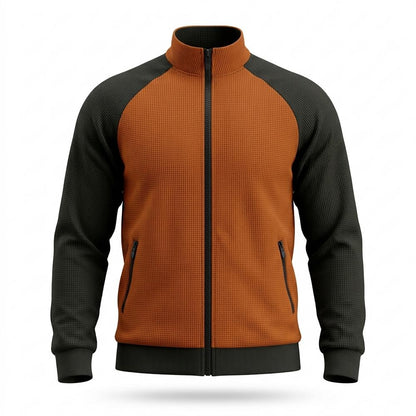 Mens Outlet House - Sazan | Two-Tone Zip-Up Jacket Men