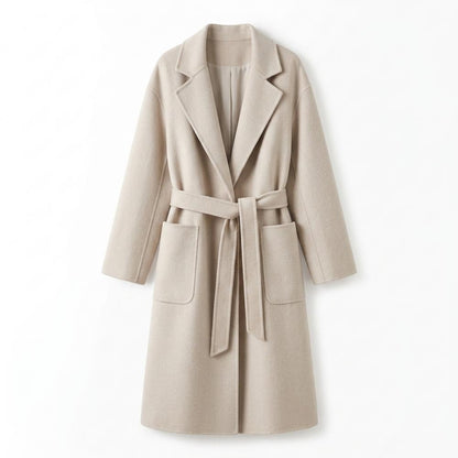 Mens Outlet House - Visik | Belted Woolen Coat Women