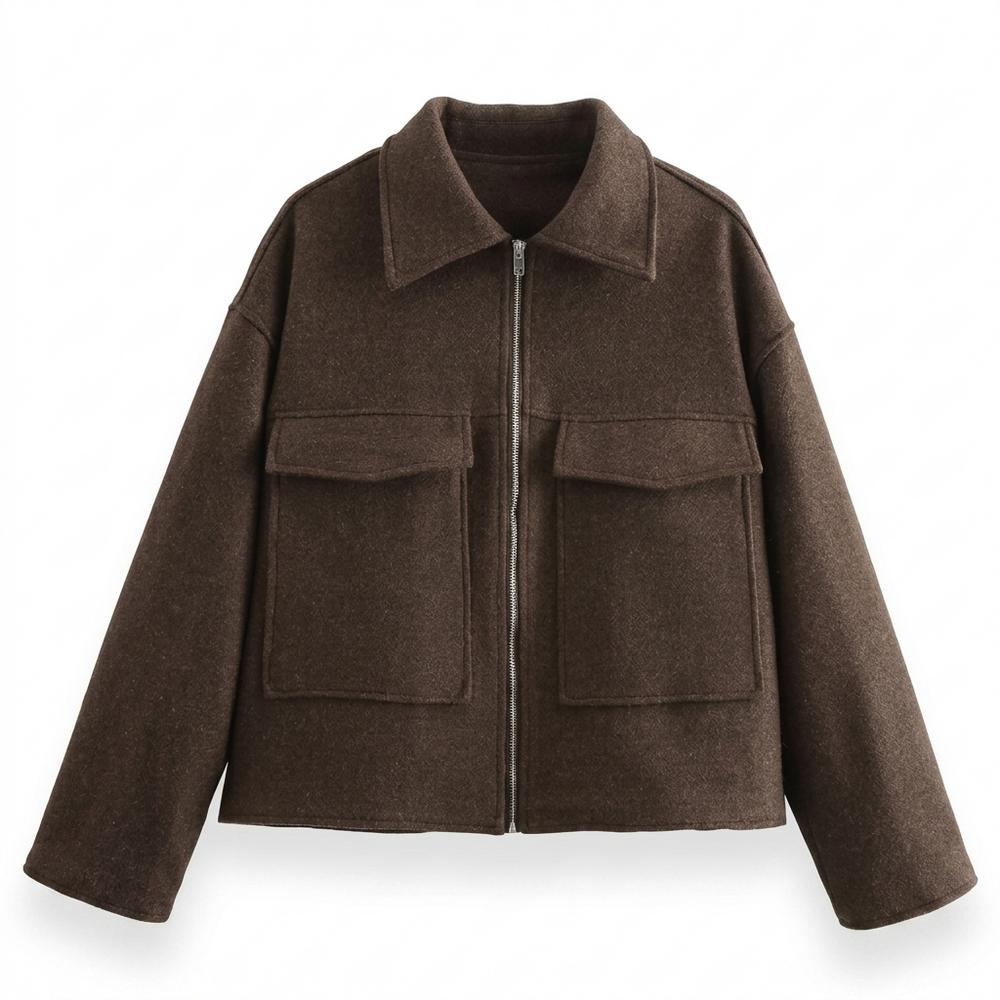 Mens Outlet House - Rirel | Zip-Up Collared Jacket Women