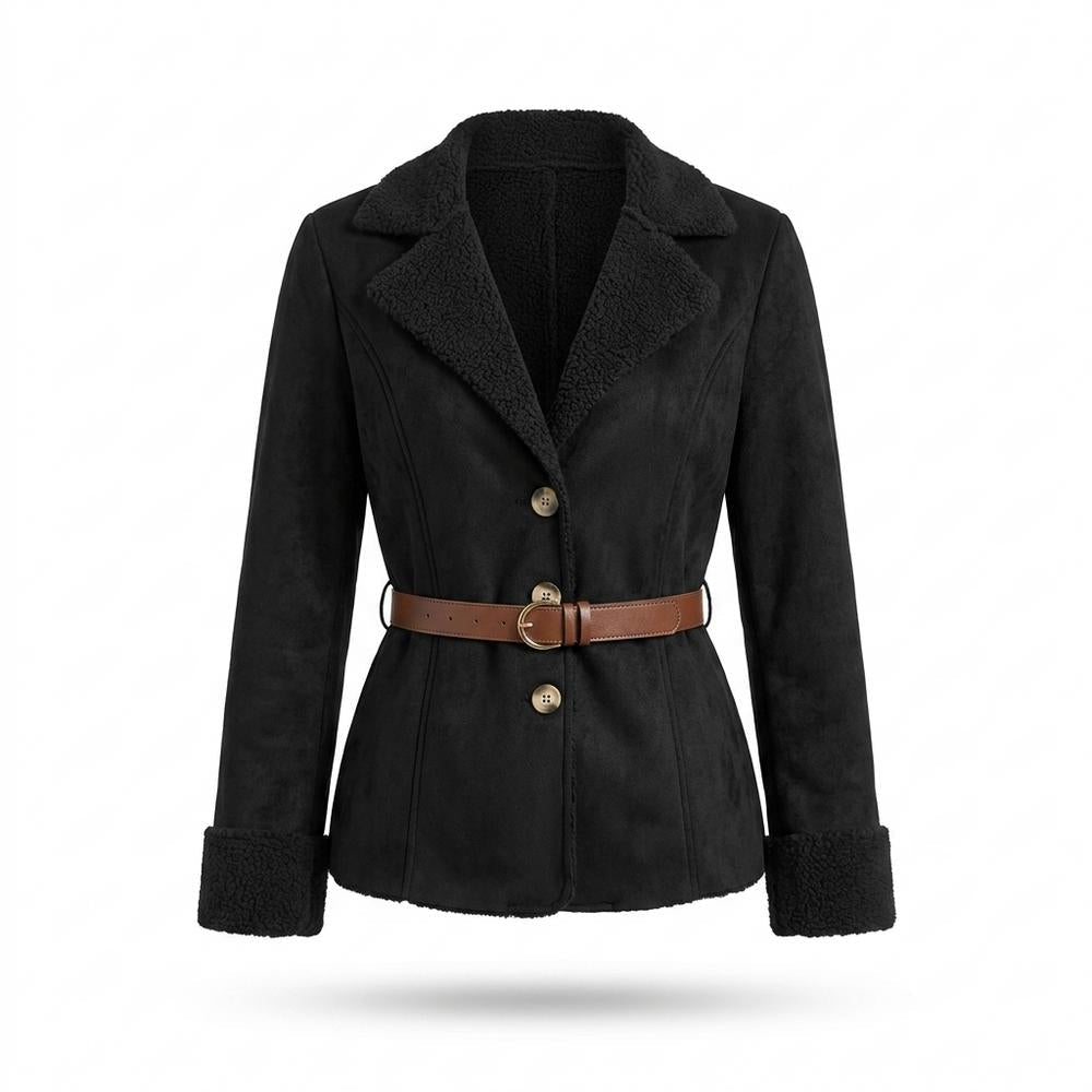 Mens Outlet House - Vimar | Shearling-Lined Belted Jacket Women