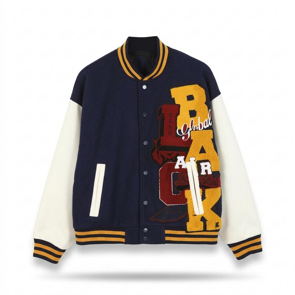 Mens Outlet House - Kavel | Two-Tone Embroidered Jacket Unisex