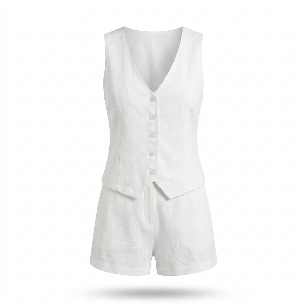 Mens Outlet House - Yopim | Two-Piece Button-Front Suit Women