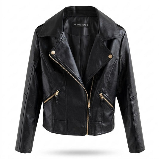 Mens Outlet House - Calan | Asymmetrical Tailored Leather Jacket Women