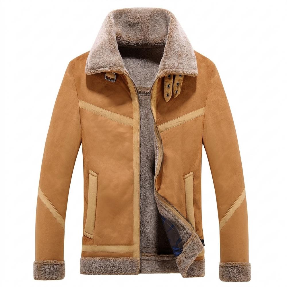 Mens Outlet House - Davan | Shearling-Lined Zip-Up Jacket Men