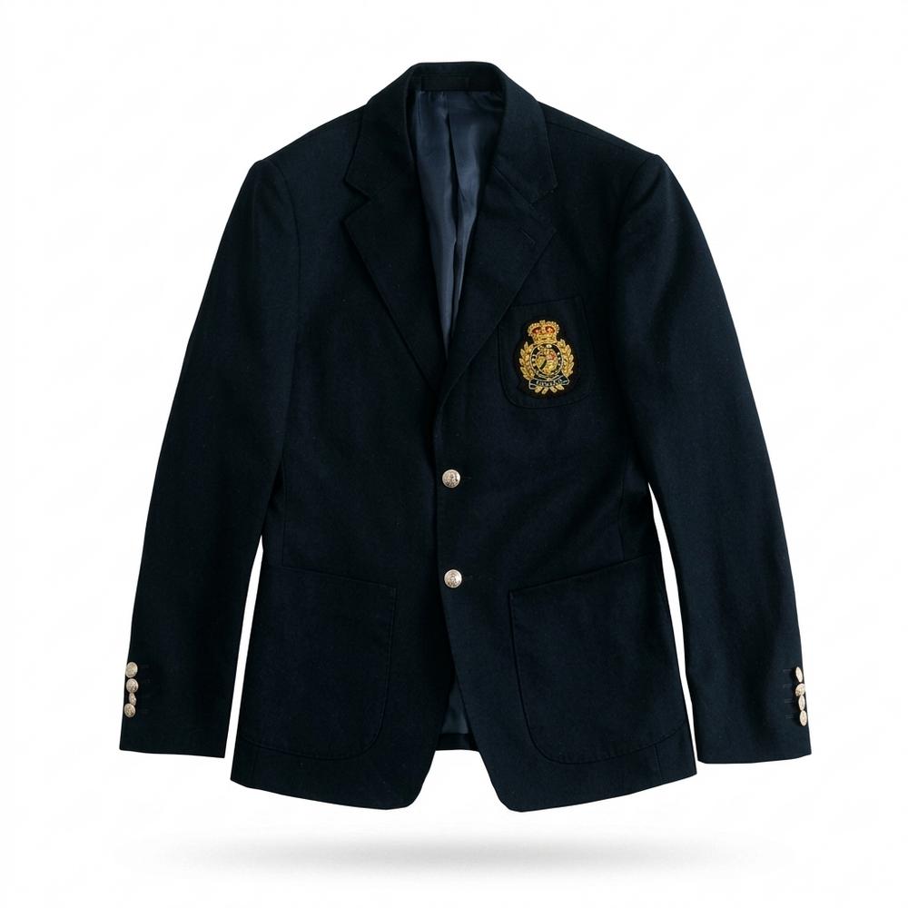 Mens Outlet House - Letal | Embroidered Single-Breasted Blazer Men