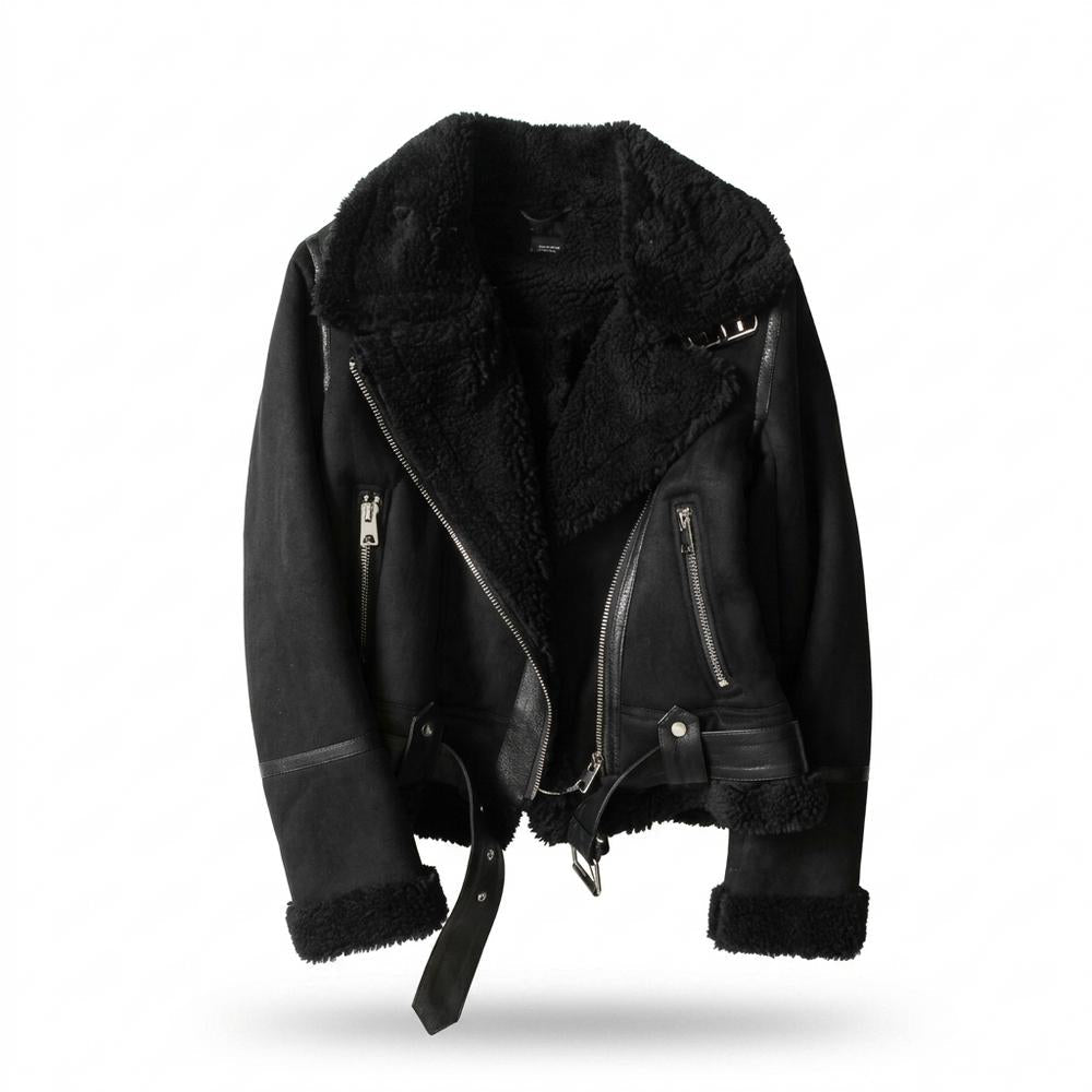 Mens Outlet House - Levin | Shearling-Lined Asymmetrical Jacket Women