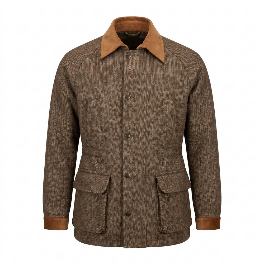 Mens Outlet House - Yinem | Herringbone Lined Jacket Men