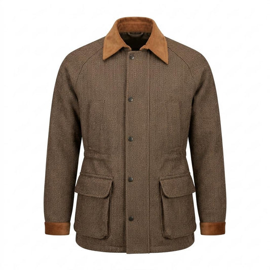 Mens Outlet House - Yinem | Herringbone Lined Jacket Men