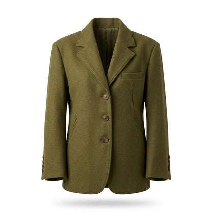 Mens Outlet House - Sukil | Single-Breasted Wool-Look Blazer Women