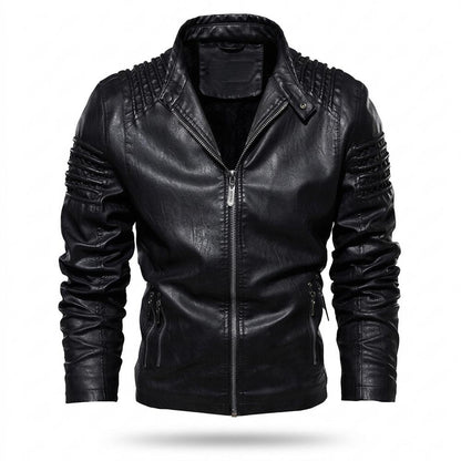 Mens Outlet House - Lymin | Lined Quilted Leather Jacket Men