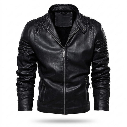 Mens Outlet House - Lymin | Lined Quilted Leather Jacket Men
