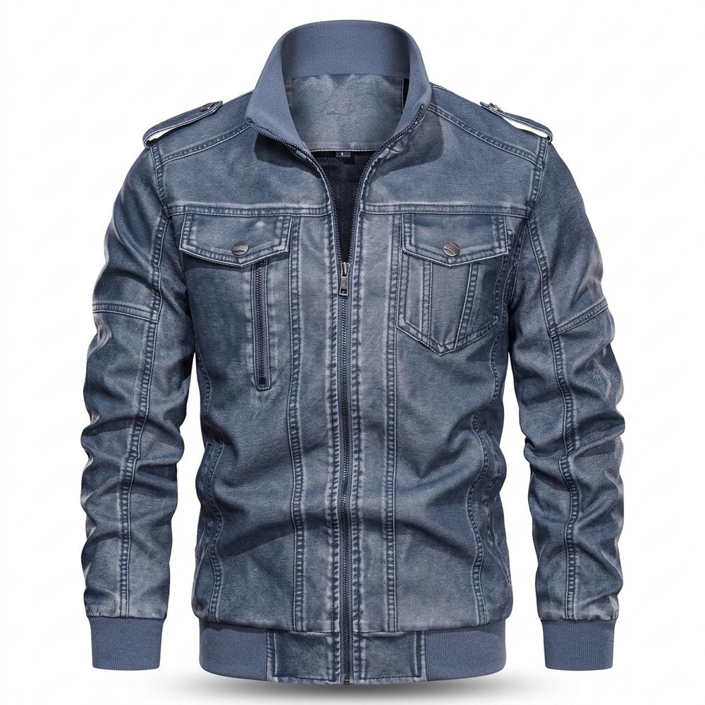 Mens Outlet House - Nilan | Washed Zip-Up Jacket Men
