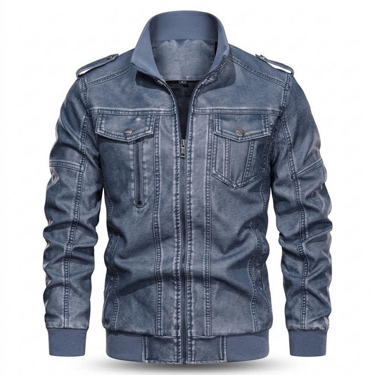 Mens Outlet House - Nilan | Washed Zip-Up Jacket Men