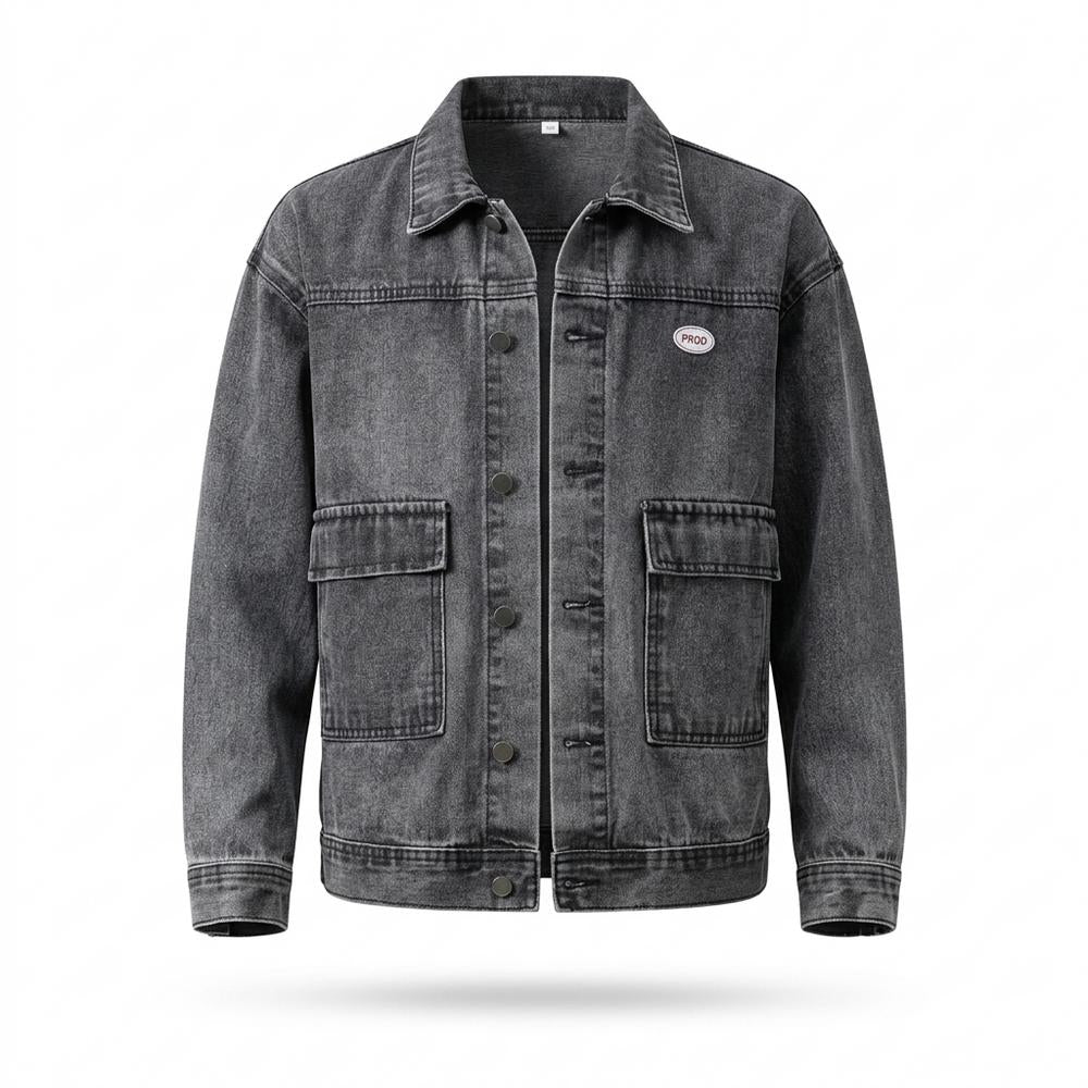 Mens Outlet House - Dalor | Washed Buttoned Denim Jacket Men