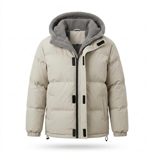 Mens Outlet House - Casel | Quilted Hooded Jacket Men