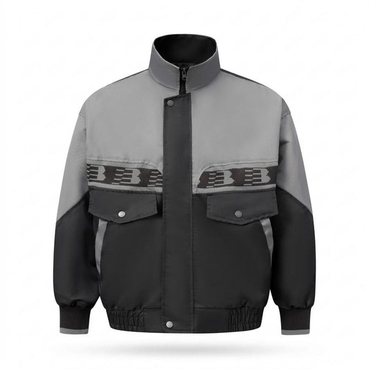 Mens Outlet House - Vasel | Color-Block High-Neck Jacket Unisex
