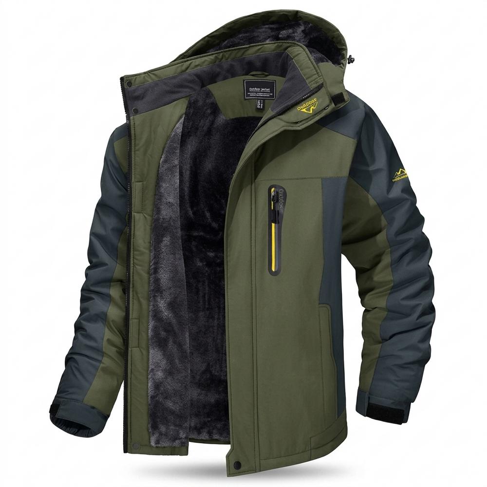 Mens Outlet House - Leken | Fleece-Lined Hooded Jacket Men