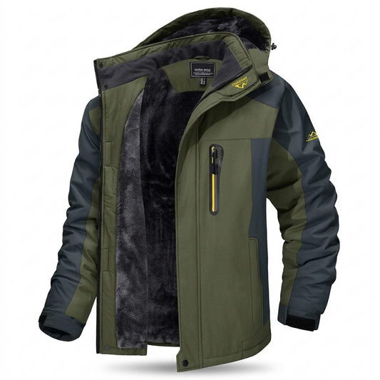 Mens Outlet House - Leken | Fleece-Lined Hooded Jacket Men