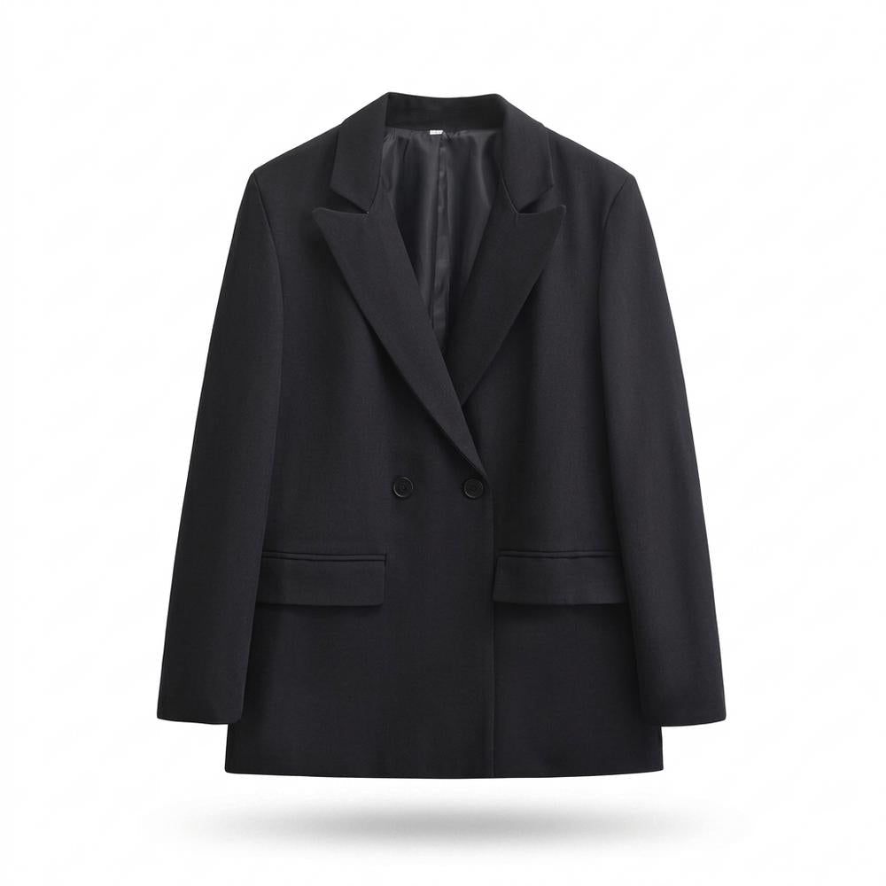 Mens Outlet House - Lemon | Double-Breasted Relaxed-Fit Blazer Women