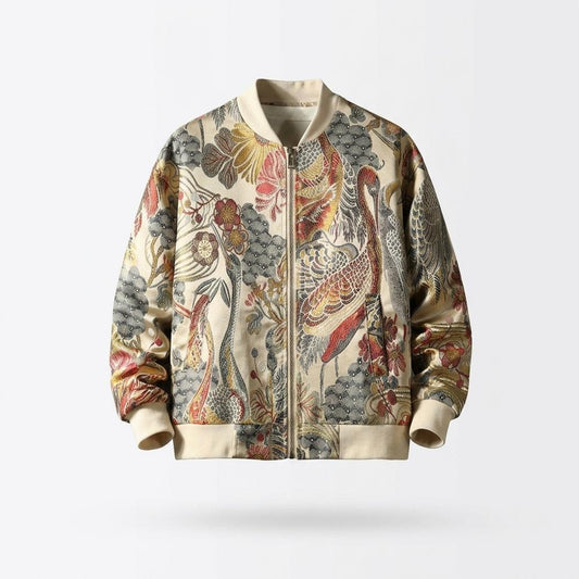 Mens Outlet House - Zamar | Embroidered Zip-Up Jacket Unisex