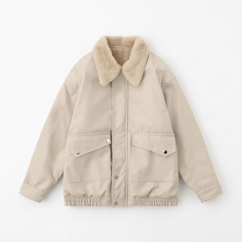 Mens Outlet House - Riral | Sherpa-Collar Relaxed-Fit Jacket Unisex