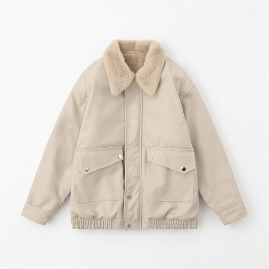 Mens Outlet House - Riral | Sherpa-Collar Relaxed-Fit Jacket Unisex