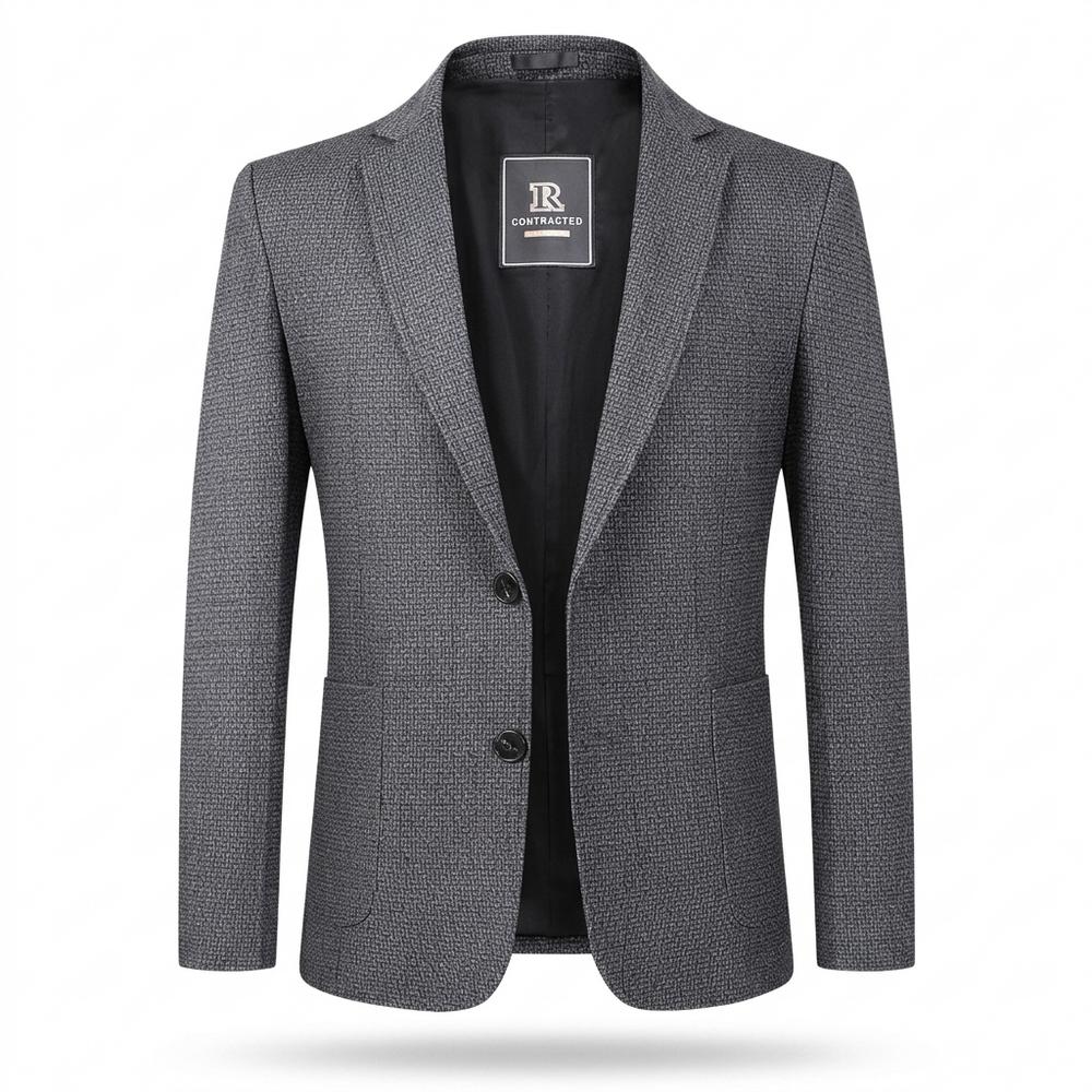 Mens Outlet House - Arsan | Textured Slim-Fit Blazer Men