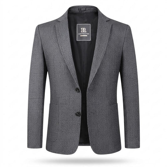 Mens Outlet House - Arsan | Textured Slim-Fit Blazer Men