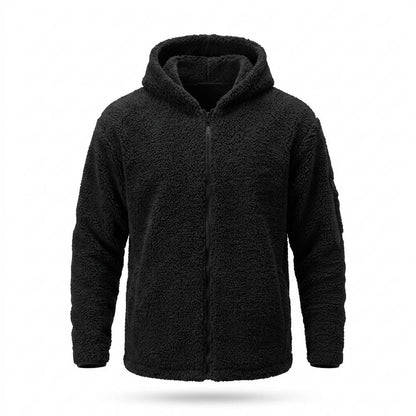 Mens Outlet House - Sukot | Teddy Fleece Zip-Up Jacket Men