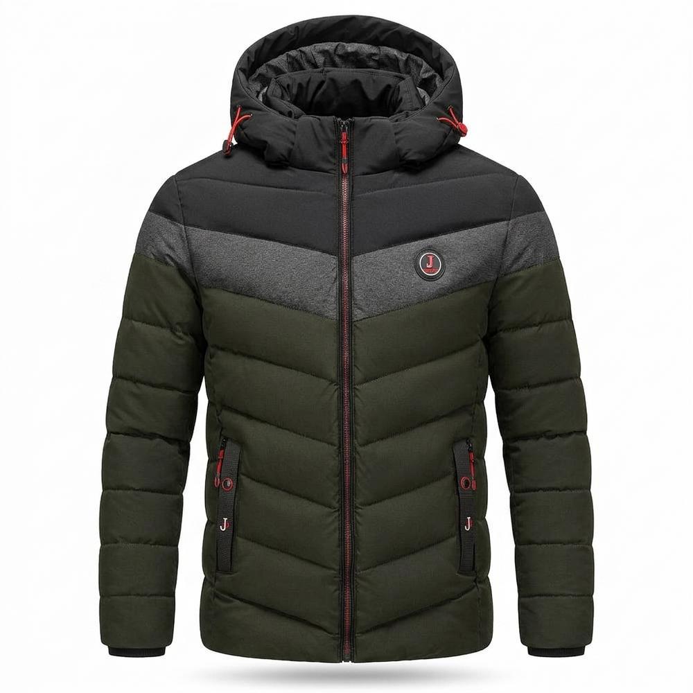 Mens Outlet House - Salin | Quilted Hooded Jacket Men