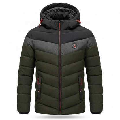 Mens Outlet House - Salin | Quilted Hooded Jacket Men