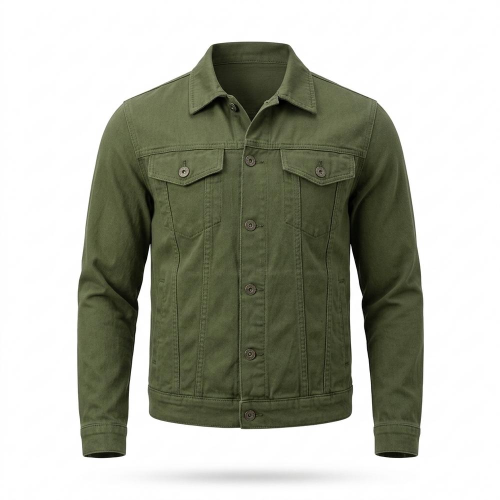 Mens Outlet House - Seren | Button-Front Slim-Fit Jacket Men