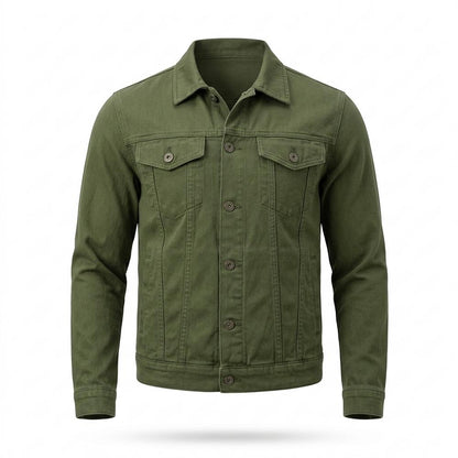 Mens Outlet House - Seren | Button-Front Slim-Fit Jacket Men