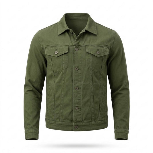Mens Outlet House - Seren | Button-Front Slim-Fit Jacket Men