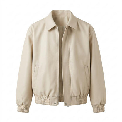 Mens Outlet House - Calor | Faux-Leather Zip-Up Jacket Men