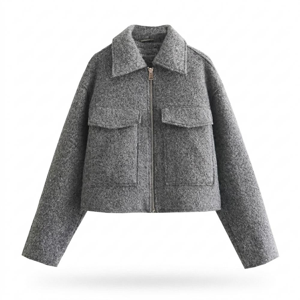 Mens Outlet House - Lemer | Zip-Up Cropped Jacket Women