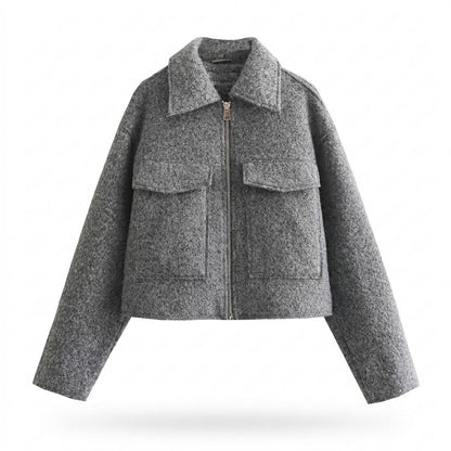 Mens Outlet House - Lemer | Zip-Up Cropped Jacket Women