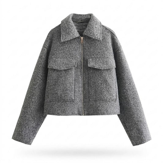 Mens Outlet House - Lemer | Zip-Up Cropped Jacket Women