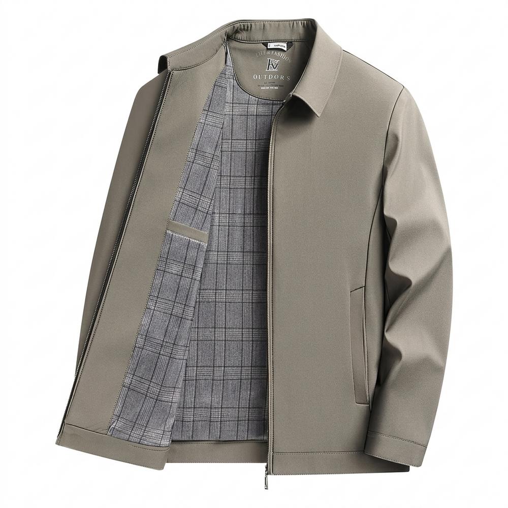 Mens Outlet House - Malan | Zip-Up Lined Jacket Men