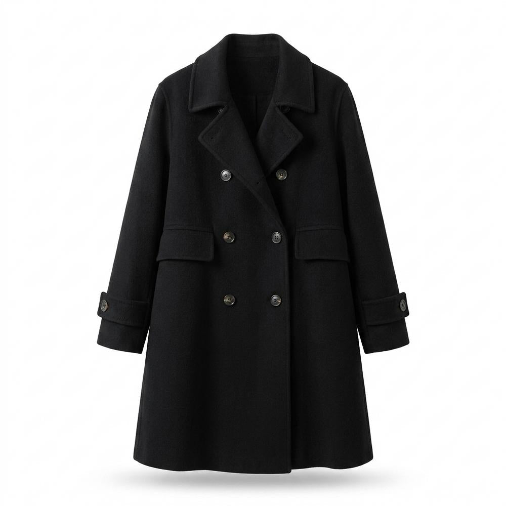 Mens Outlet House - Migim | Double-Breasted Mid-Length Coat Women