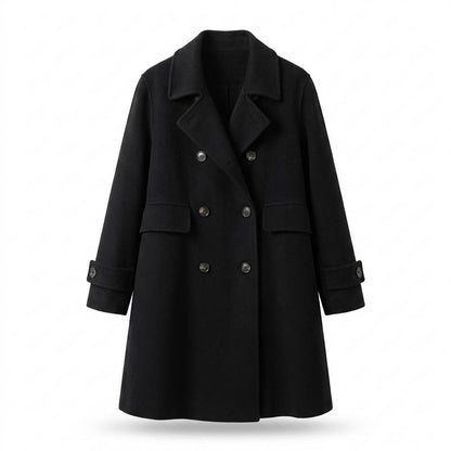 Mens Outlet House - Migim | Double-Breasted Mid-Length Coat Women