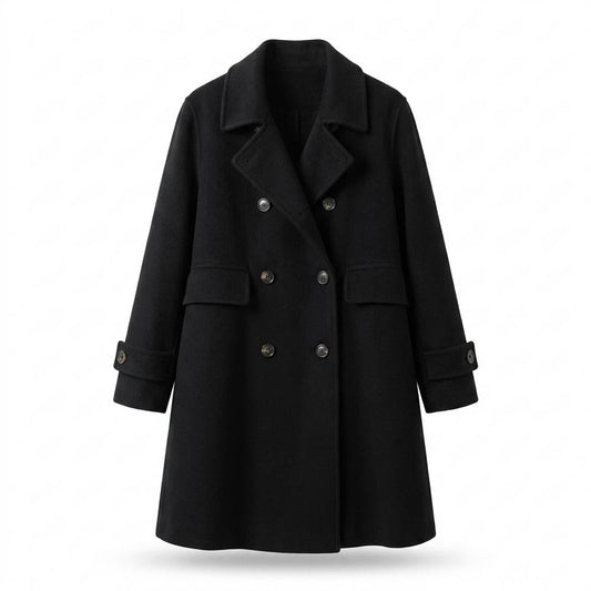 Mens Outlet House - Migim | Double-Breasted Mid-Length Coat Women