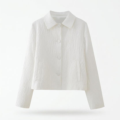 Mens Outlet House - Retev | Textured Button-Front Jacket Women
