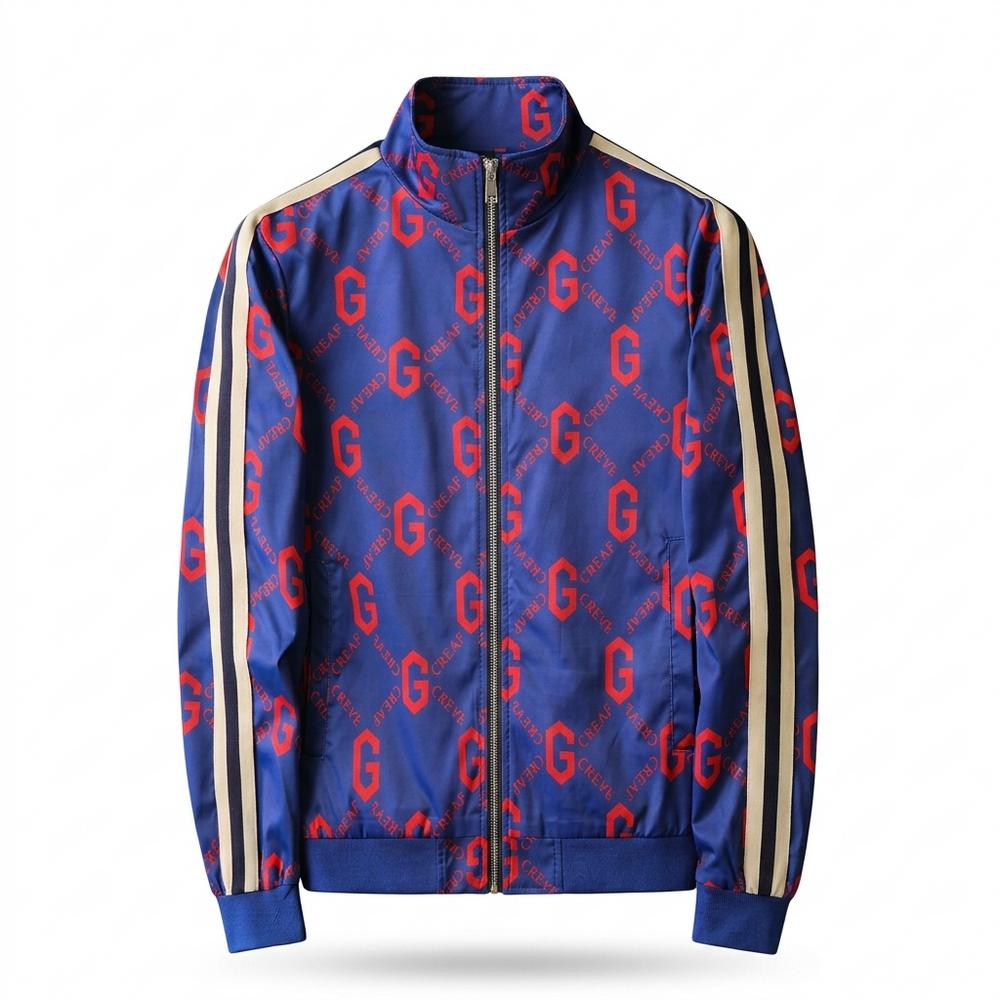 Mens Outlet House - Veram | Zip-Up Patterned Jacket Men