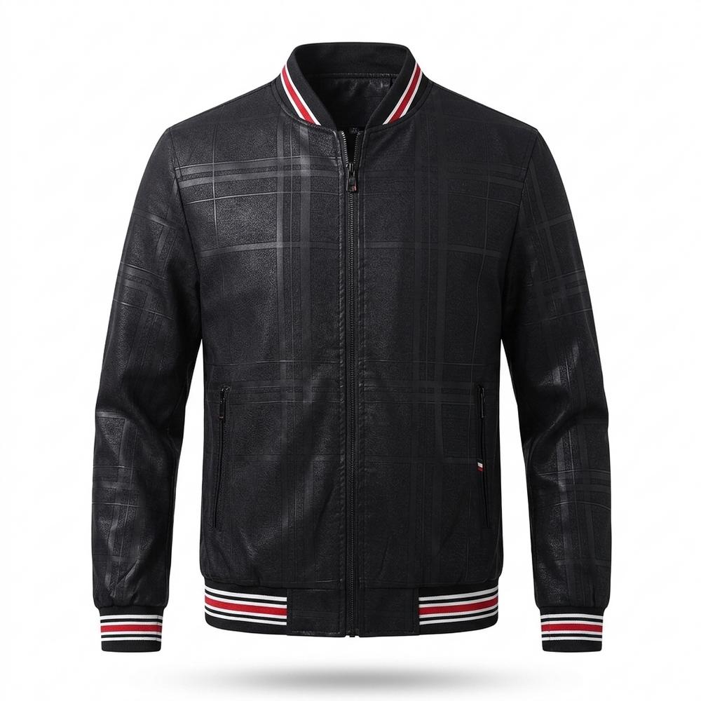 Mens Outlet House - Alrev | Plaid-Patterned Zip-Up Jacket Men
