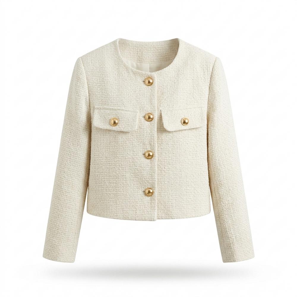 Mens Outlet House - Lemev | Textured Collarless Jacket Women
