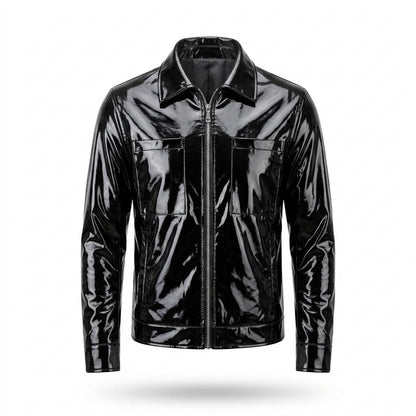 Mens Outlet House - Leran | Coated Zip-Up Jacket Men