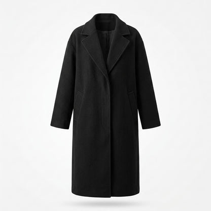 Mens Outlet House - Vubad | Longline Notched Lapel Coat Women