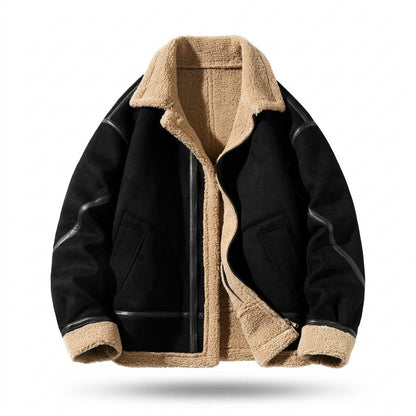 Mens Outlet House - Kelar | Shearling-Lined Zip-Up Jacket Men